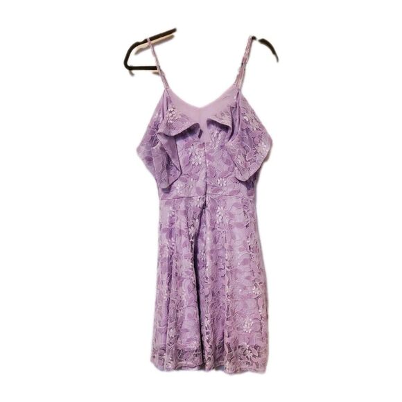 Midi Length Cocktail Dress Purple Fairy Romantic Coquette Tea Med Party A Line - Picture 6 of 6